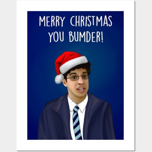 Merry Christmas bumder Posters and Art